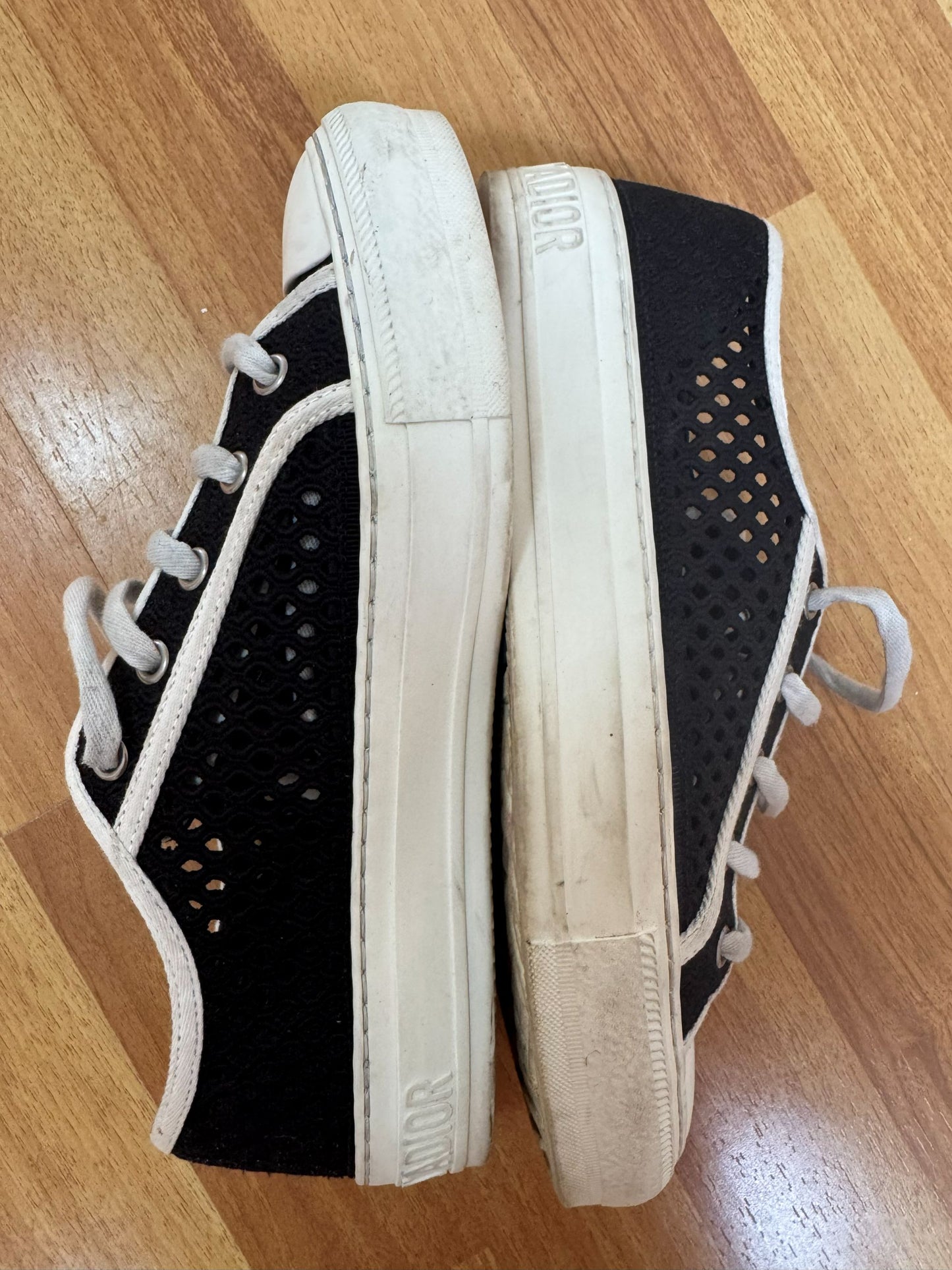 Dior walk n Dior perforated black sneakers