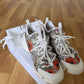 White Christian Dior floral trainers #DiorTrainers seasonal size 37