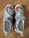 White Christian Dior floral trainers #DiorTrainers seasonal size 37
