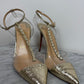 "Christian Louboutin Women's Nosy Spikes Pumps PVC and Leather 100"