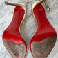 "Christian Louboutin Women's Nosy Spikes Pumps PVC and Leather 100"