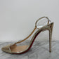 "Christian Louboutin Women's Nosy Spikes Pumps PVC and Leather 100"