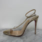"Christian Louboutin Women's Nosy Spikes Pumps PVC and Leather 100"