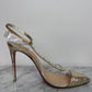 "Christian Louboutin Women's Nosy Spikes Pumps PVC and Leather 100"