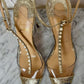 "Christian Louboutin Women's Nosy Spikes Pumps PVC and Leather 100"