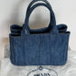 Prada Canapa Satchel-bag denim
