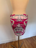 Versace - Silver Baroque ruched miniskirt
