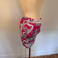 Versace - Silver Baroque ruched miniskirt