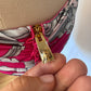 Versace - Silver Baroque ruched miniskirt
