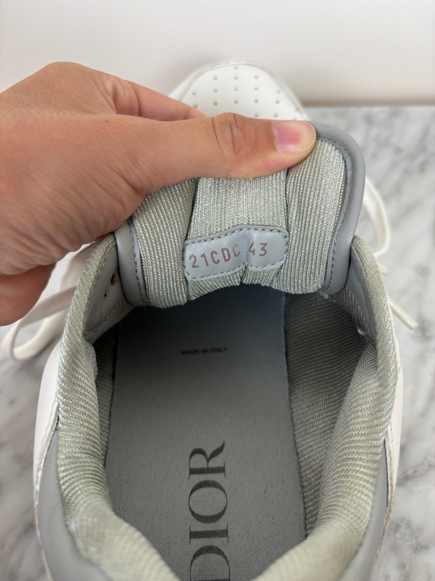 Dior men sneaker white