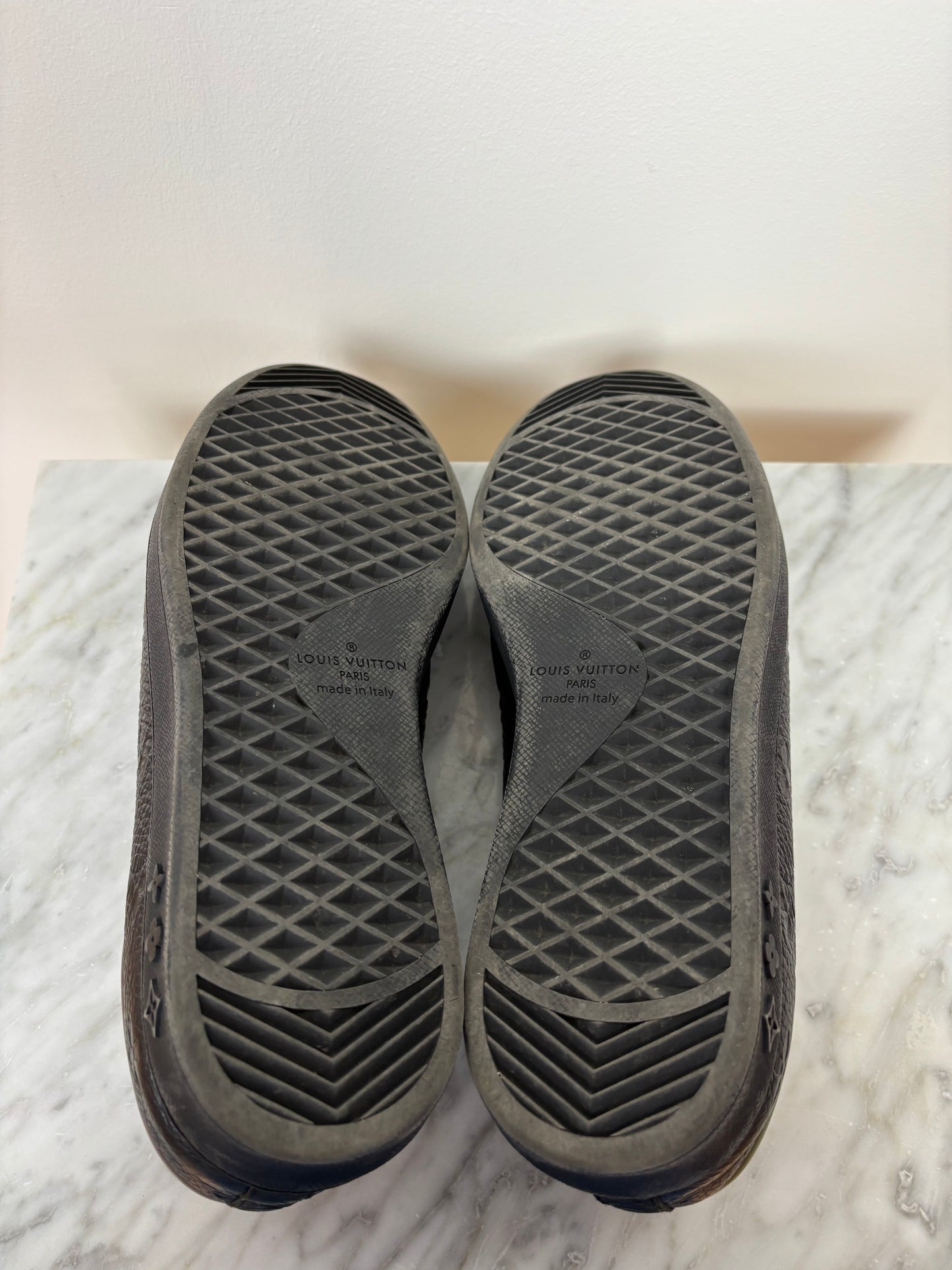 Louis Vuitton Luxembourg Black Monogram Sneaker