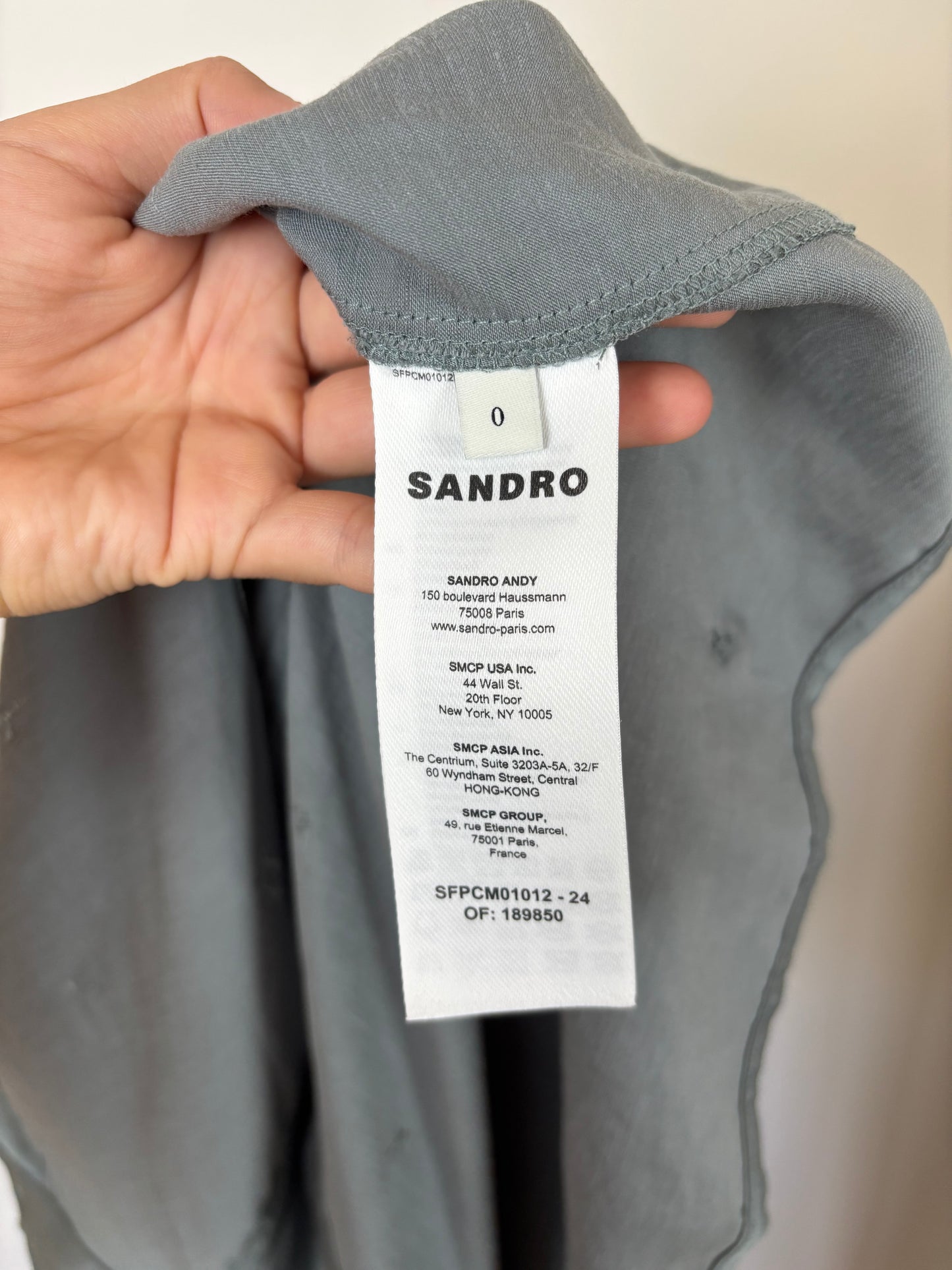Sandro Blouse and Pants Set
