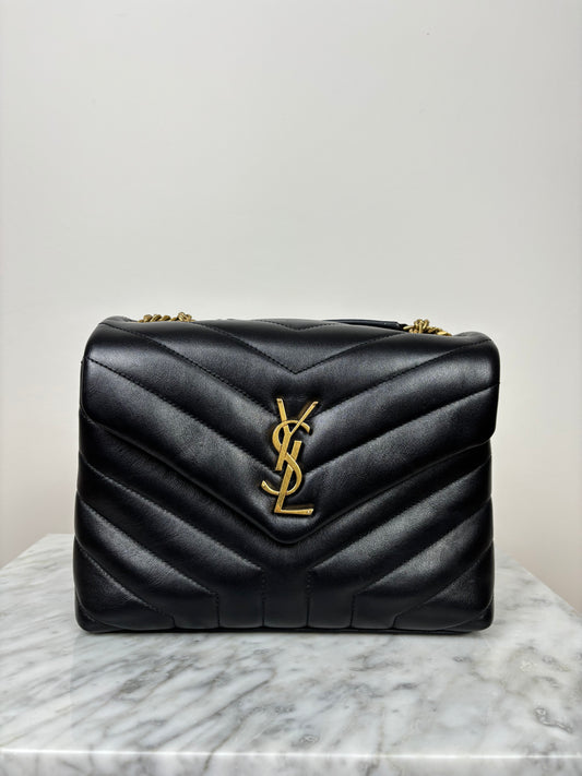 Saint Laurent Small Loulou Quilted Leather Bag