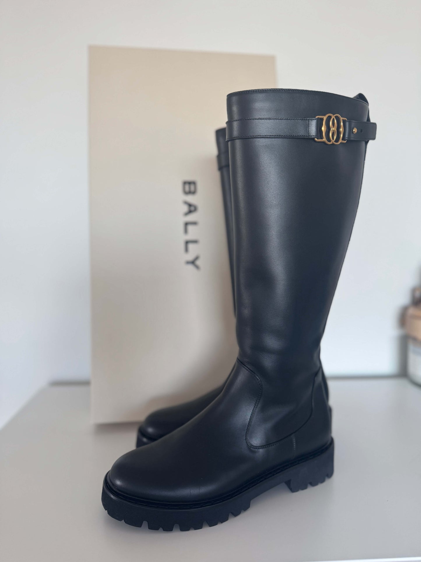 Bally Galia Knee-High Leather boots