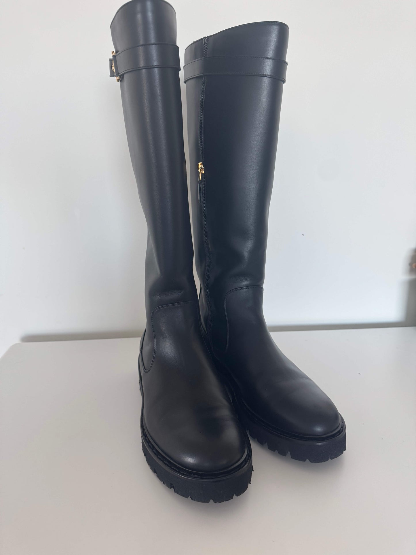 Bally Galia Knee-High Leather boots