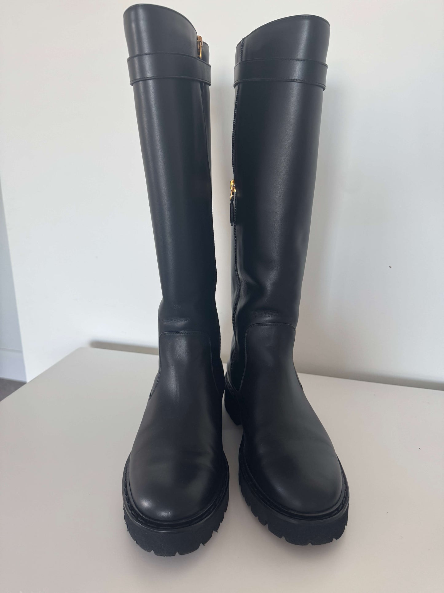 Bally Galia Knee-High Leather boots