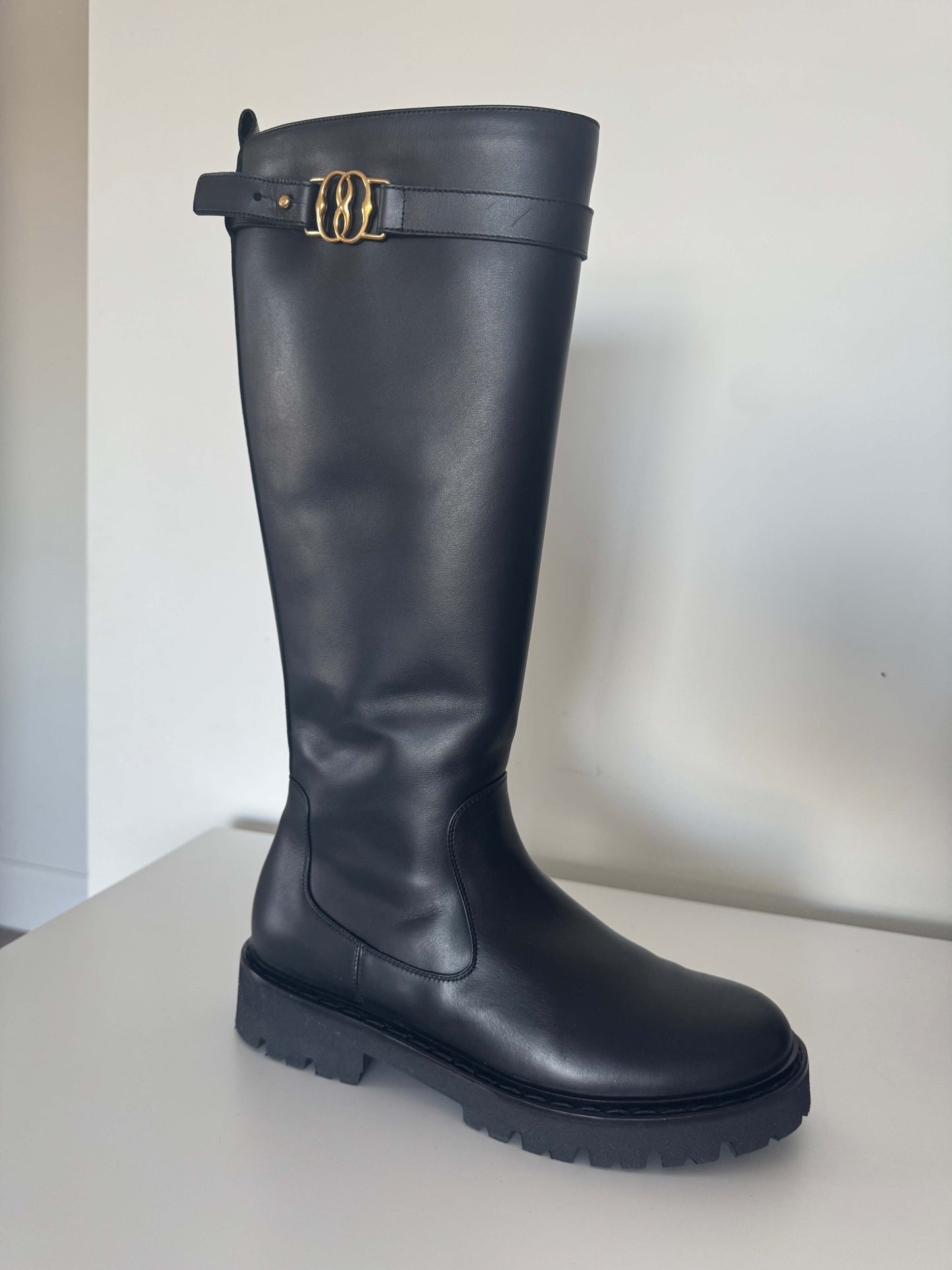 Bally Galia Knee-High Leather boots