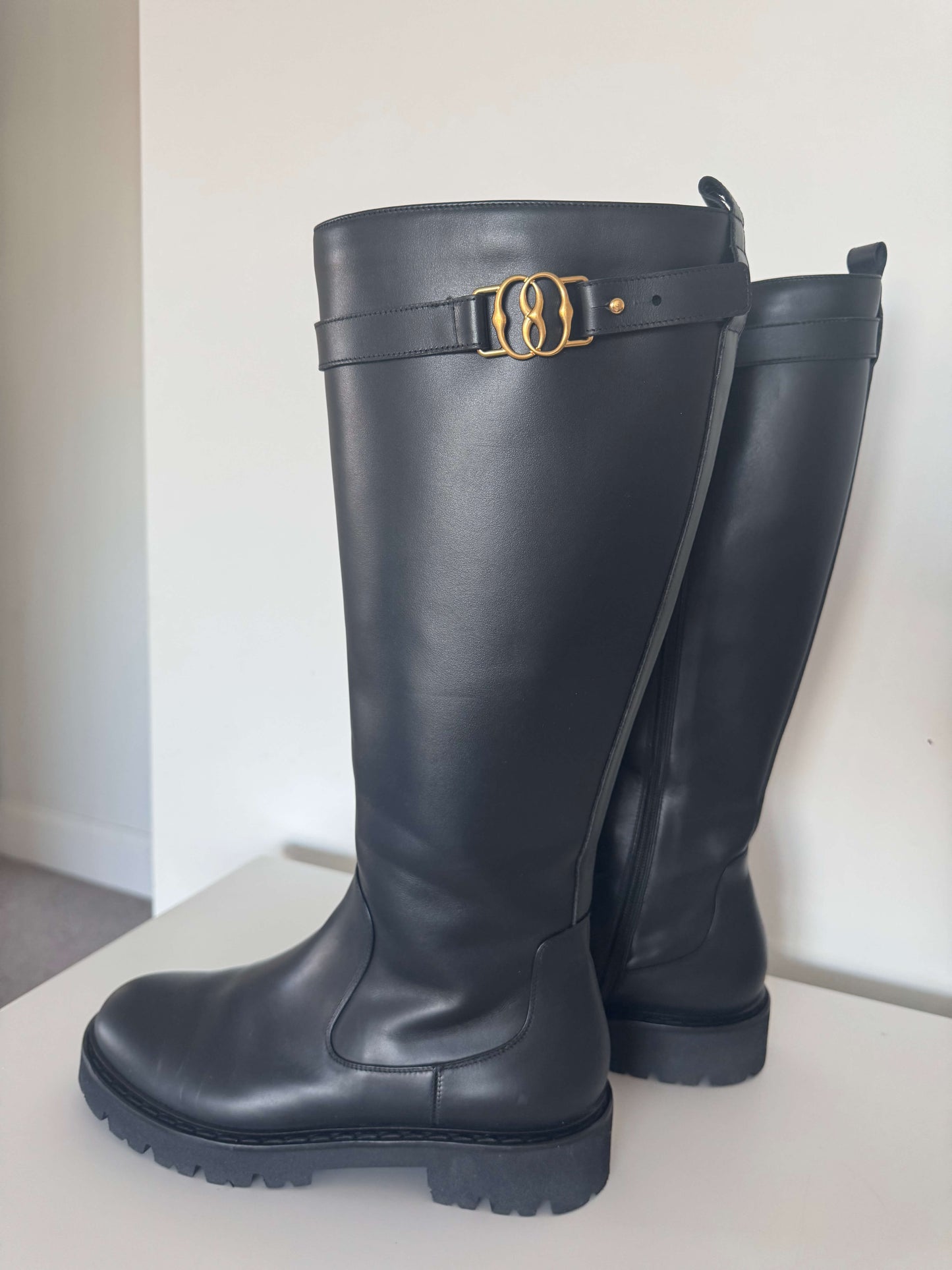 Bally Galia Knee-High Leather boots