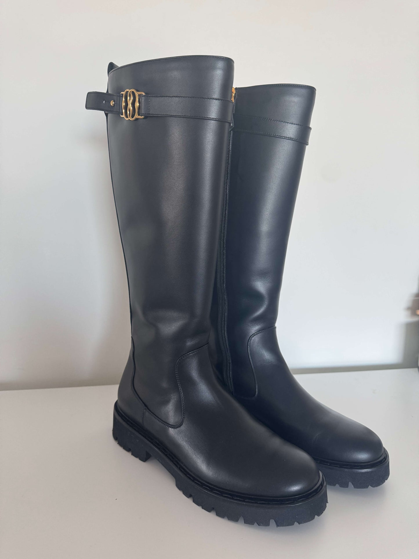 Bally Galia Knee-High Leather boots