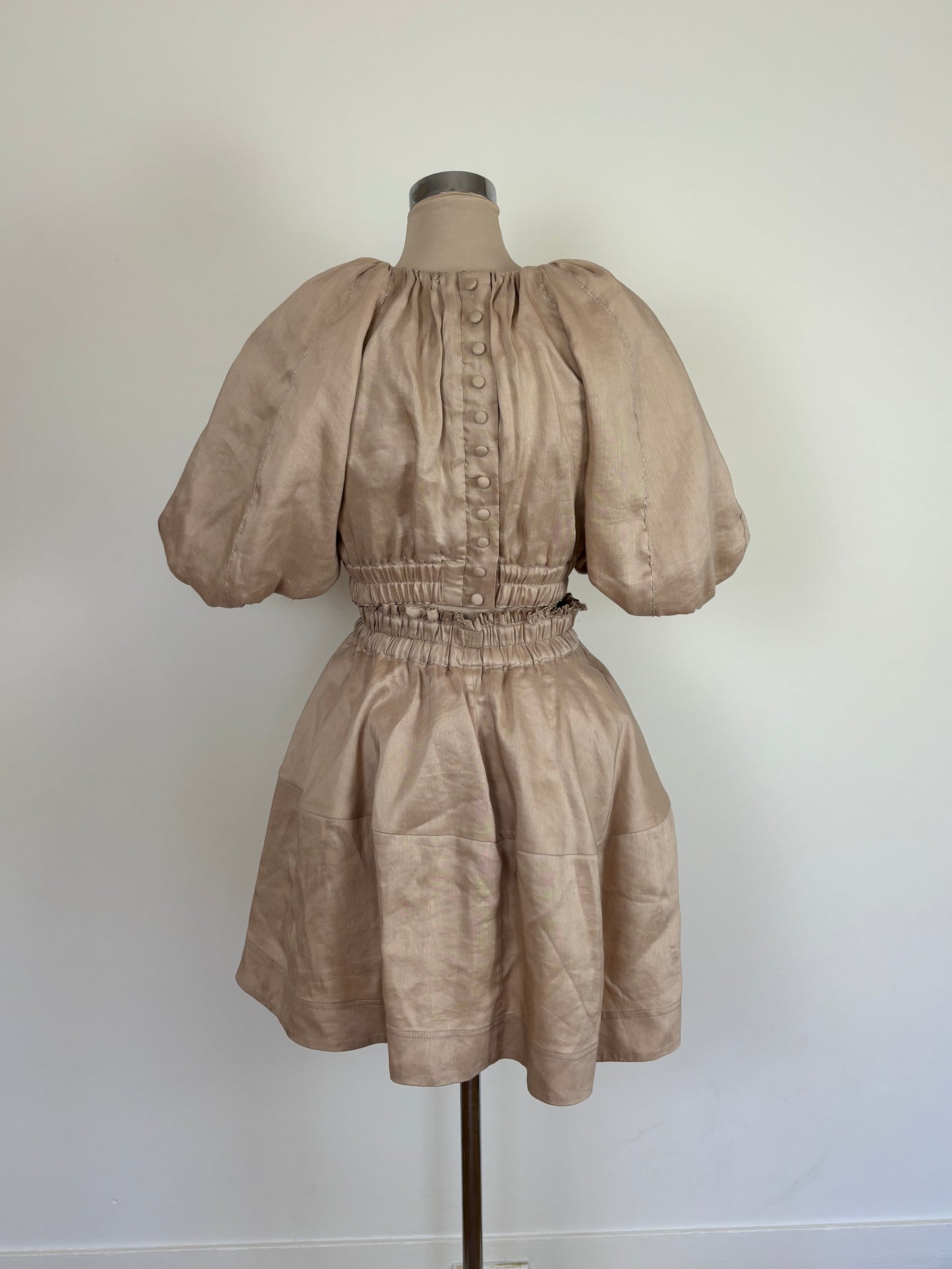 Aje. dress beige
