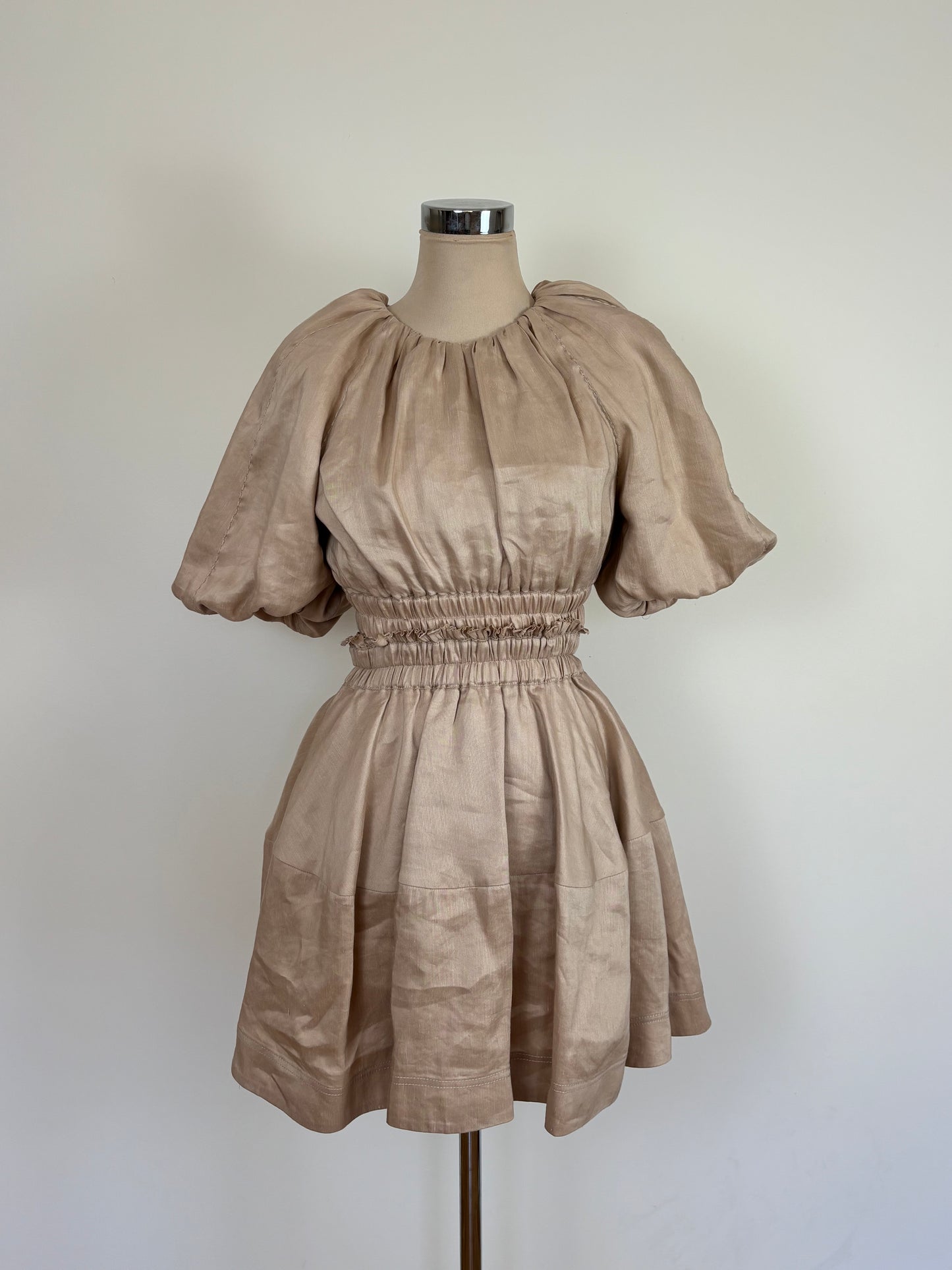 Aje. dress beige