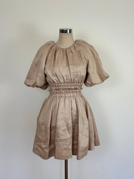 Aje. dress beige