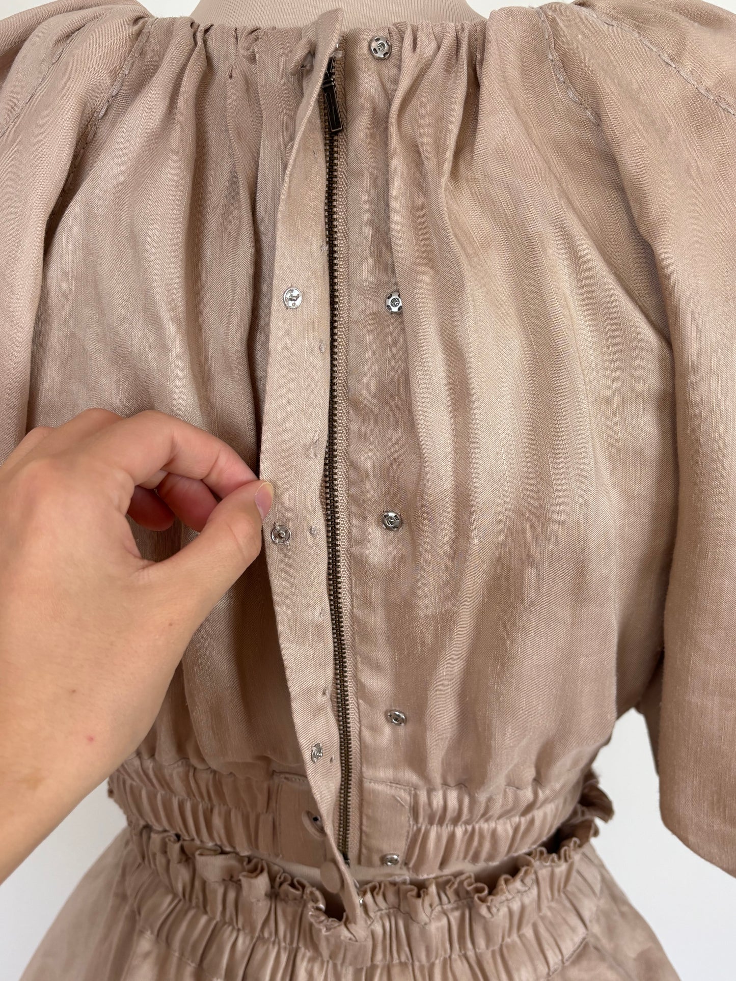 Aje. dress beige