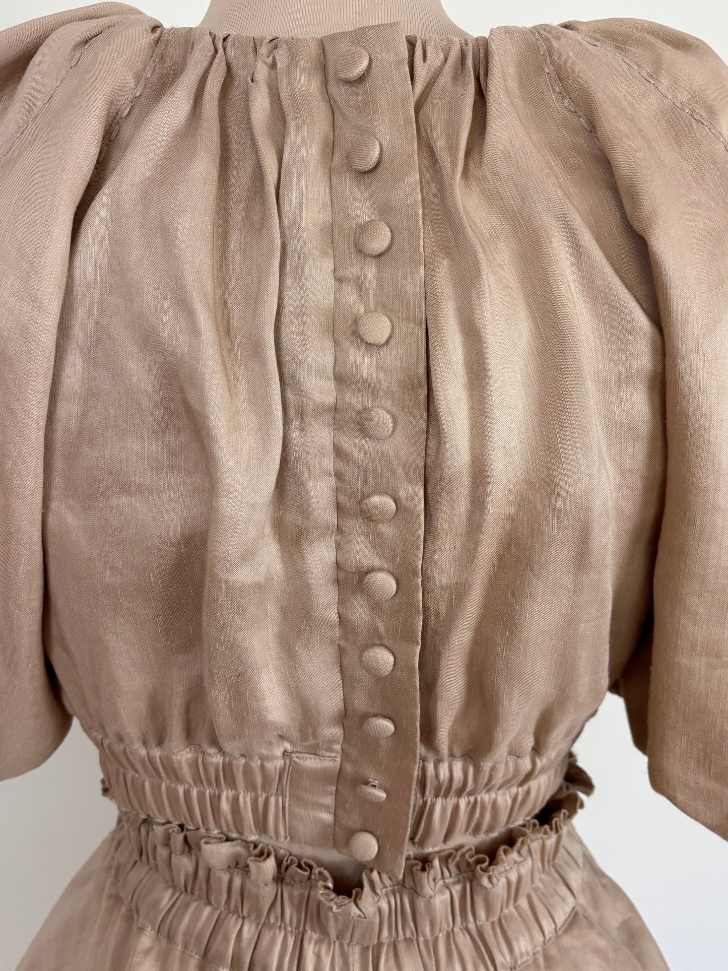 Aje. dress beige