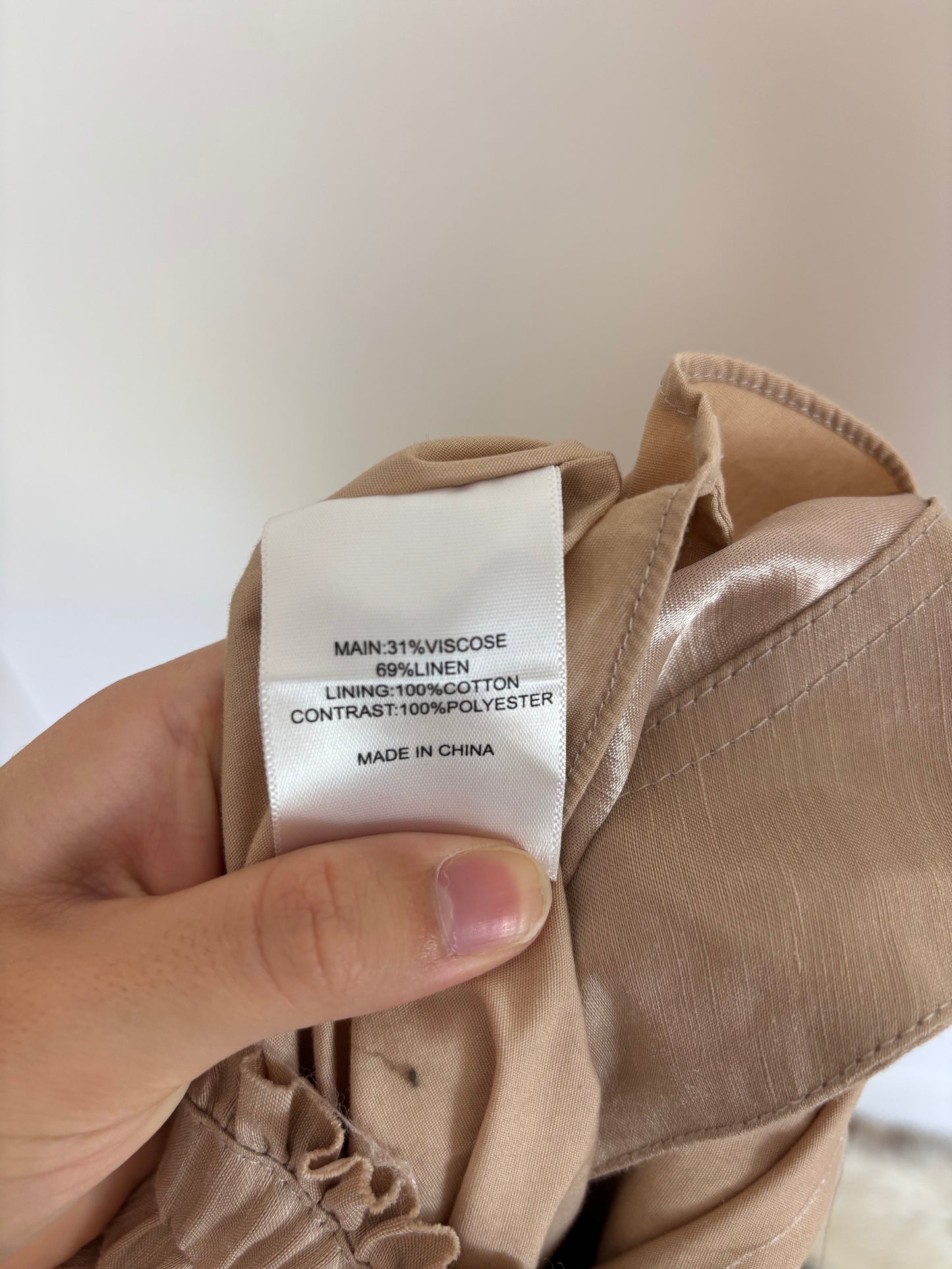 Aje. dress beige