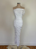 Bianca and Bridget midi dress white