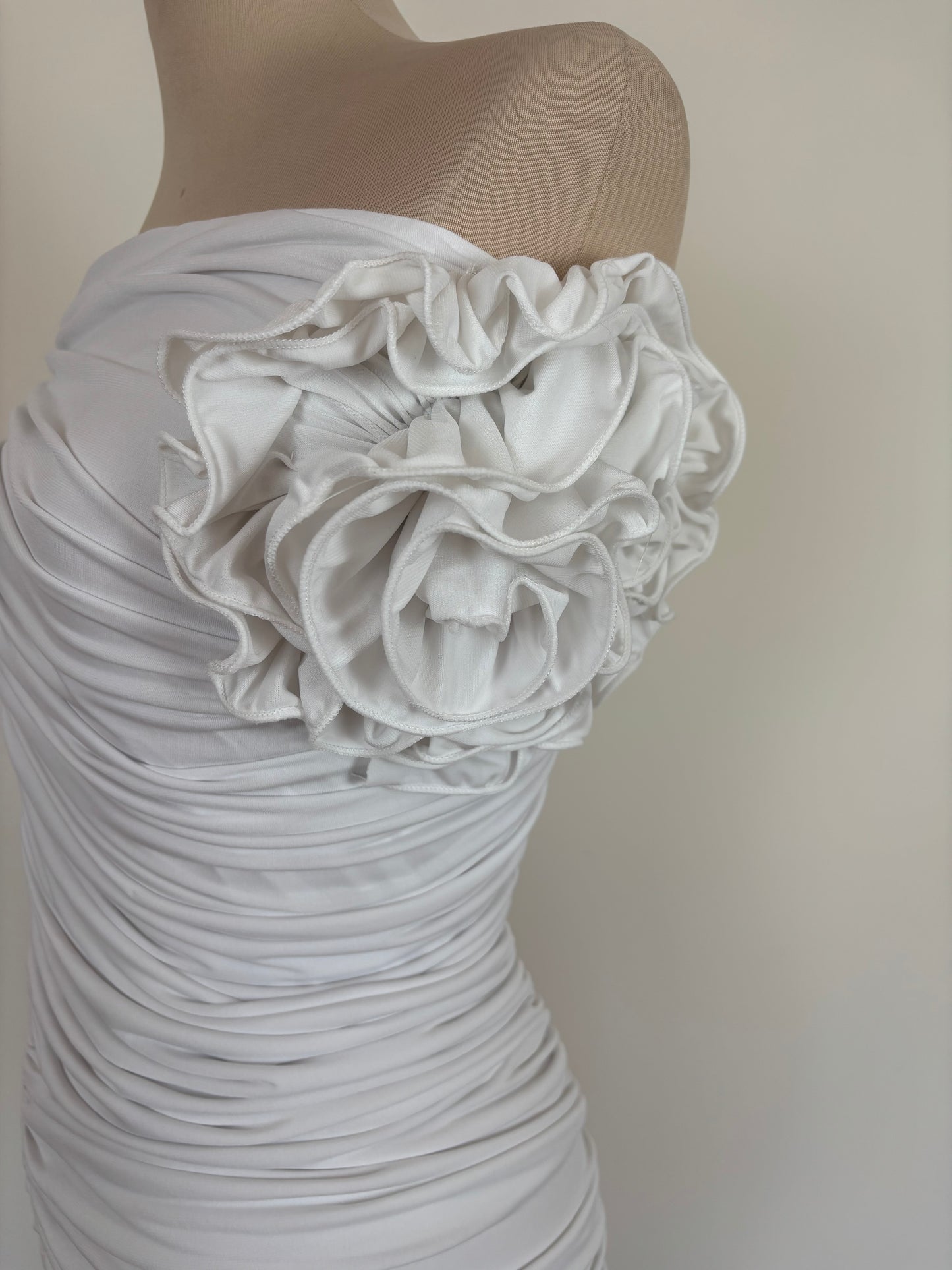 Bianca and Bridget midi dress white
