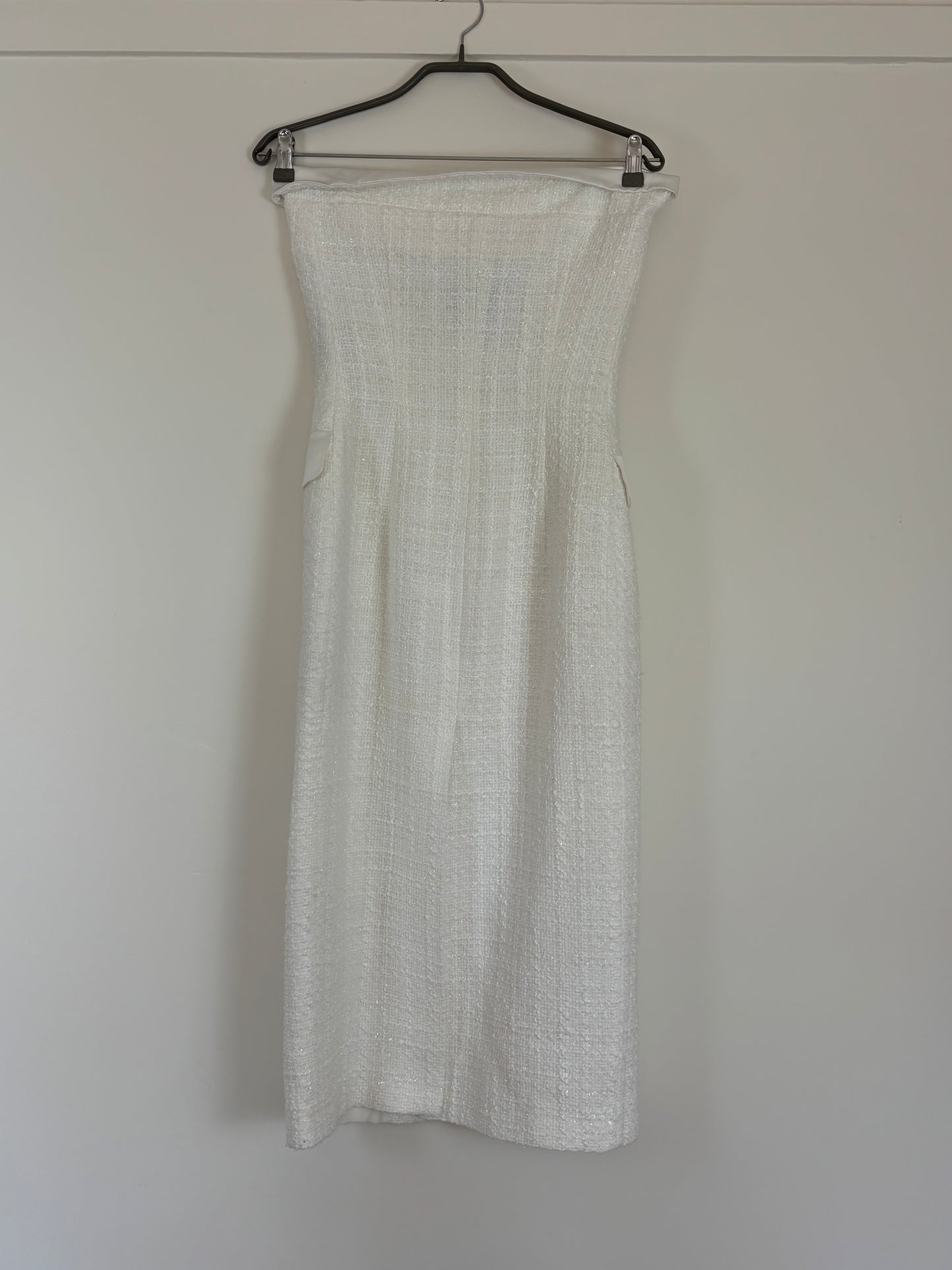 MARIANNA SENCHINA white midi dress