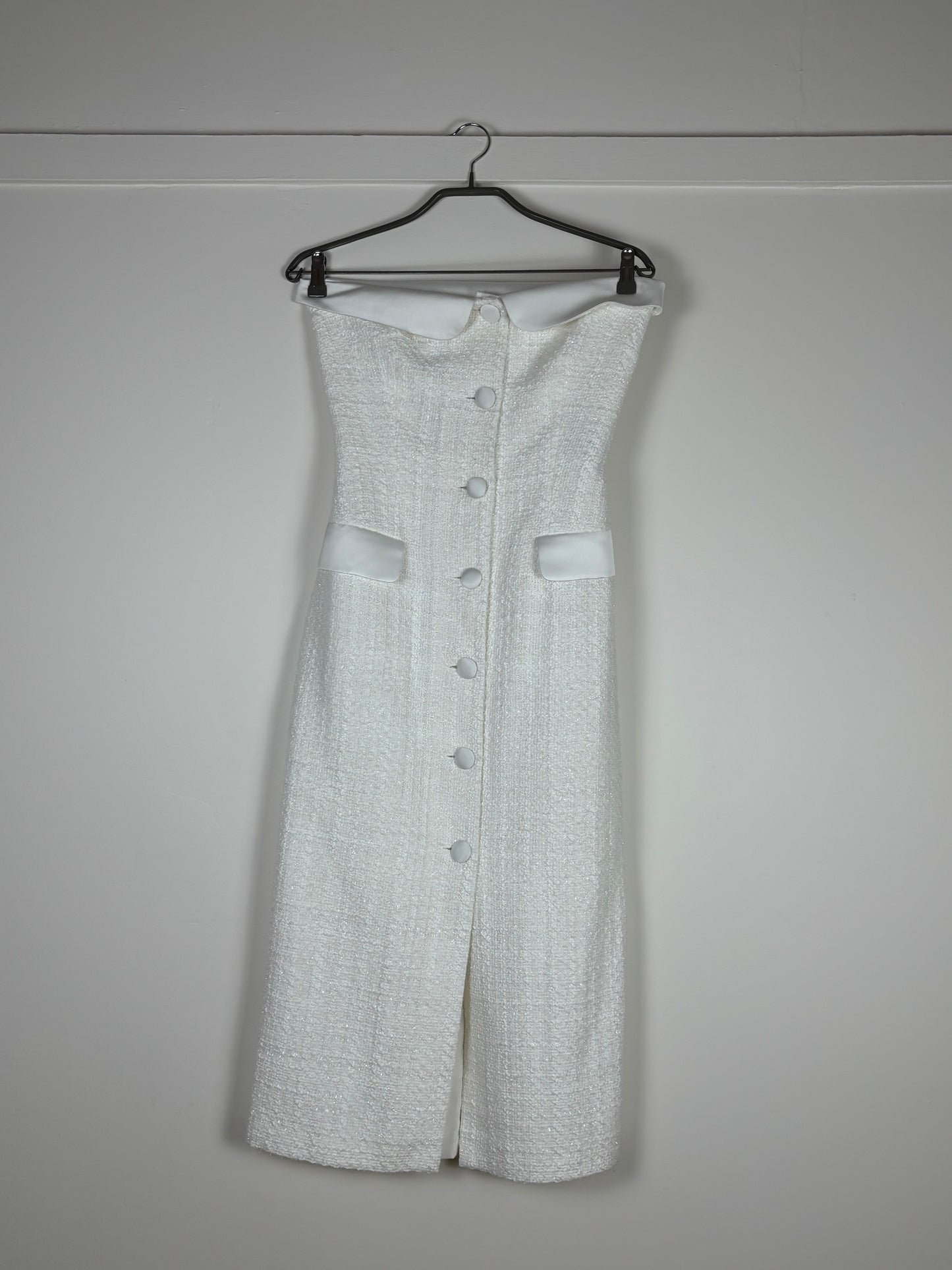 MARIANNA SENCHINA white midi dress