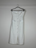 MARIANNA SENCHINA white midi dress
