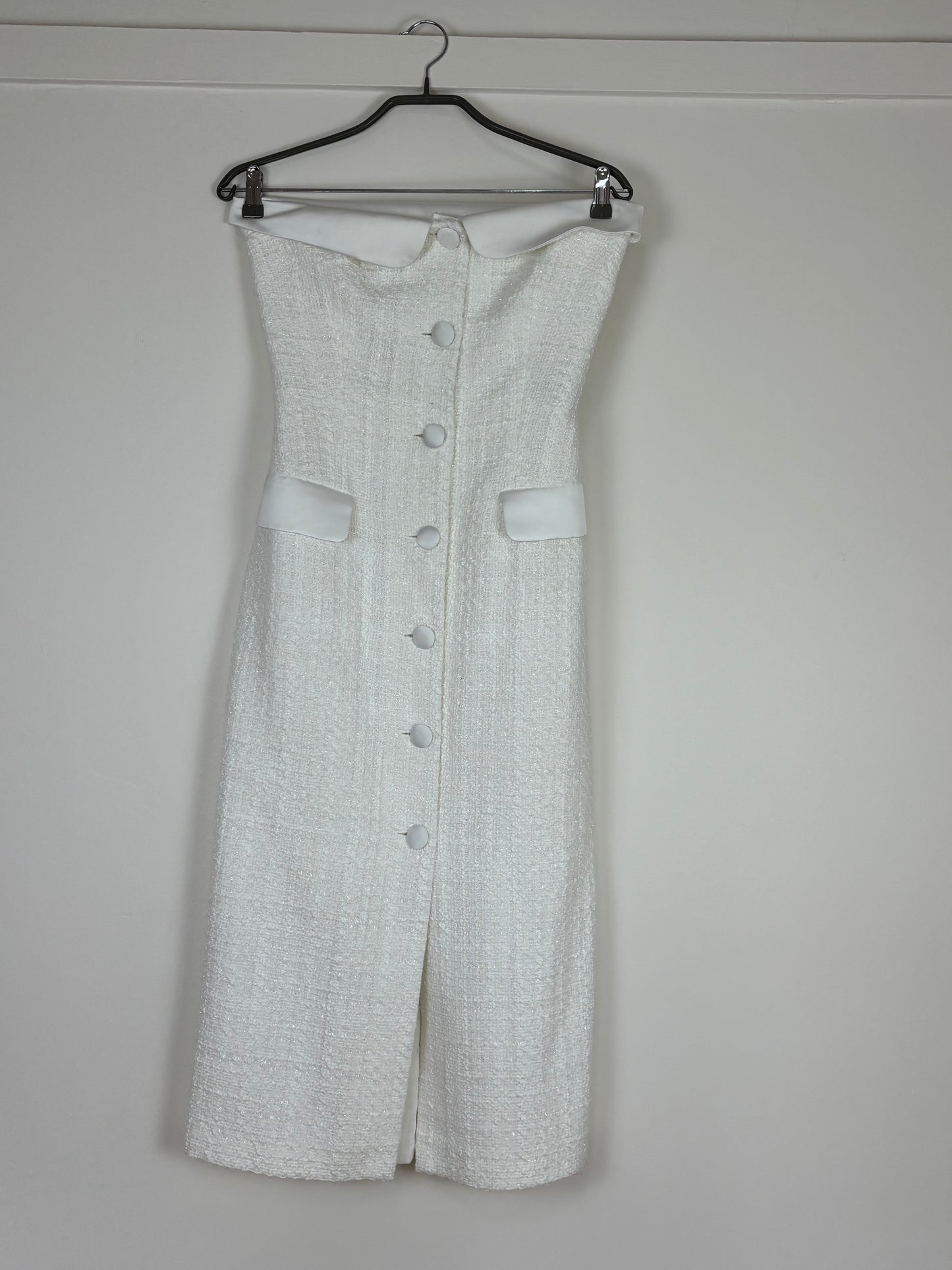 MARIANNA SENCHINA white midi dress
