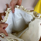 Self-portrait  Cream Beaded Large Tote