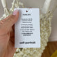 Self-portrait  Cream Beaded Large Tote