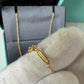 Tiffany & Co. 18ct Yellow Gold Heart Tag Pendant Necklace Cable Chain Signed
