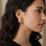 Vintage Chanel CC Logo Earrings — Gold Tone, 1994