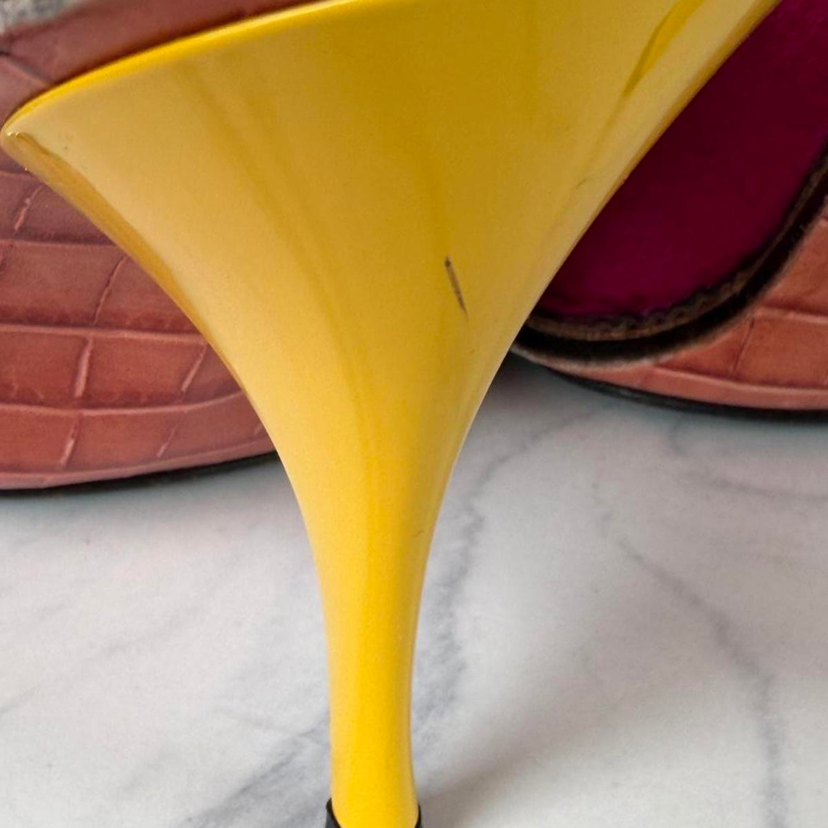Louis Vuitton multicolored sandals with gold buckles and straps in magenta, orange, and yellow #luxury #designer