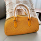 Louis Vuitton yellow Jasmin Epi leather handbag
