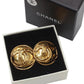 Vintage Chanel CC Logo Earrings — Gold Tone, 1994