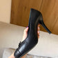 Chanel Bow Detail Pumps — Black, Size EU 37.5