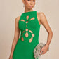 Franco Knit Dress in MalachiteCULT GAIASize M...