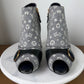 Louis Vuitton Idylle Peep Toe Ankle Boots Size 36
