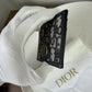 Dior Oblique Monogram Canvas & Leather CD Logo Cardholder Wallet Black/Beige